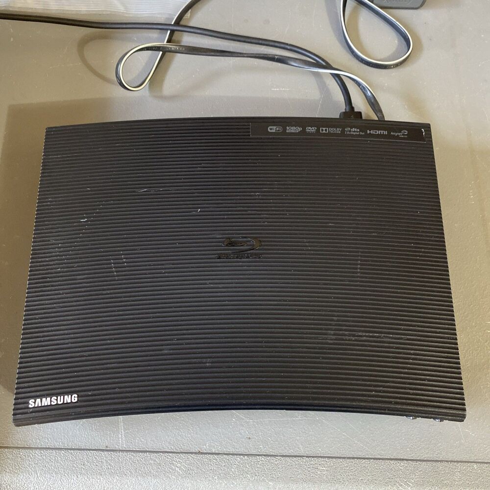 Samsung BD-JM57C Blu-ray Player Wi-Fi 1080p Black Blu-ray DVD No Remote
